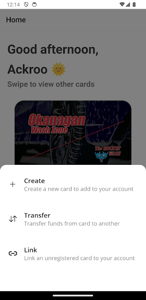 Okanagan Wash Zone Rewards Screenshot 2
