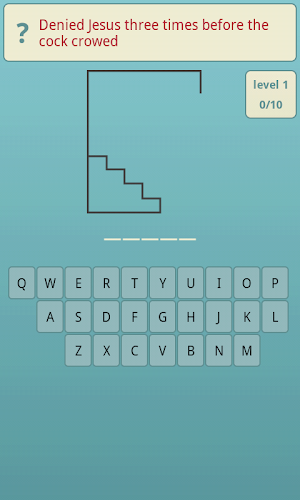 Super Bible Hangman Screenshot 1