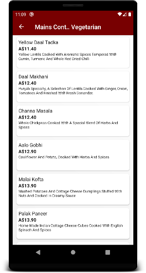 Mini India Restaurant Screenshot 3