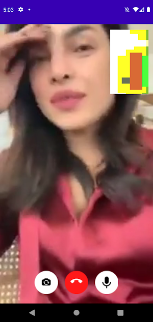 Priyanka Chopra Video Call Screenshot 3