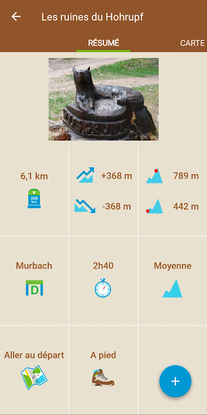 Visorando GPS randonnée Screenshot 2