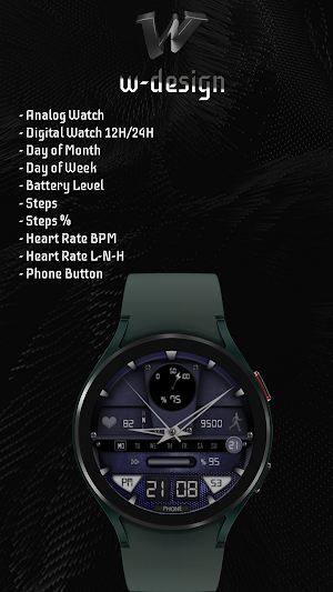 W-Design WOS060 - Watch Face Screenshot 1
