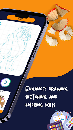 Draw Animals Step by Step Screenshot 1