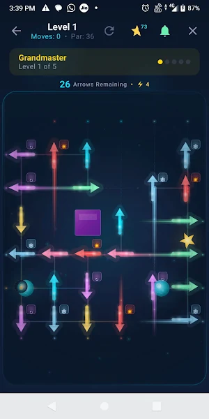 Arrow Puzzle Escape Brain Game Screenshot 2