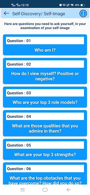 55 Questions To Ask YourSelf Screenshot 2