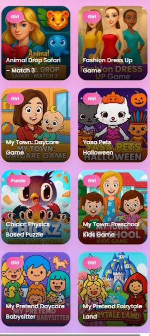 Girls Games Screenshot 0