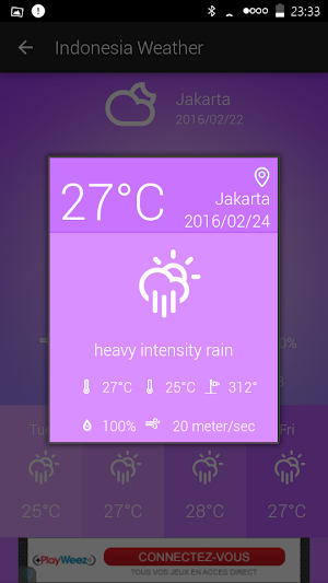 Indonesia Weather Screenshot 3