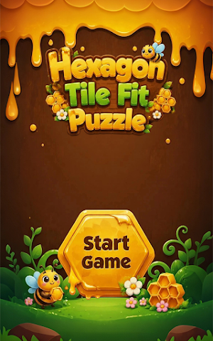 Hexagon Tile Fit Puzzle Screenshot 0