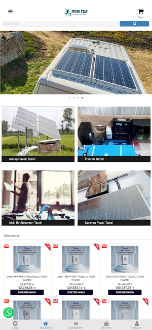 SparkStar Solar Enerji Screenshot 1