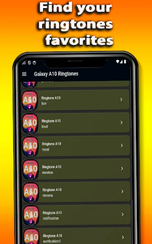 Ringtones A10 Galaxy Screenshot 2
