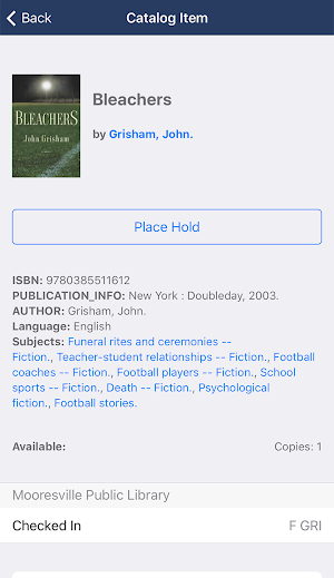 Mooresville Public Library (NC) Screenshot 3