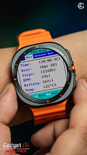 Retro BIOS Watch Face Screenshot 0
