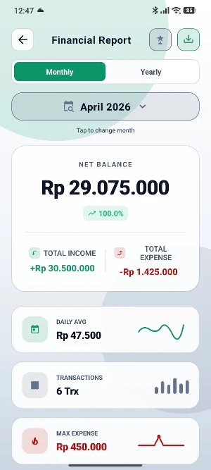 eHokma: Finance & Expense Screenshot 1