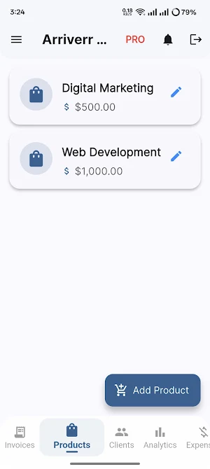 Invoice Maker Estimate & Track Screenshot 3