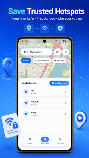 Wifora: WiFi Analyzer & Map Screenshot 1