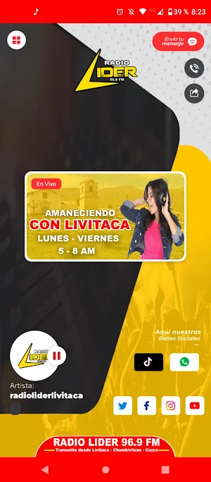 Radio Lider Livitaca Screenshot 0