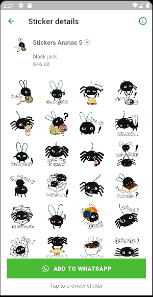 Stickers de Arañas Screenshot 3
