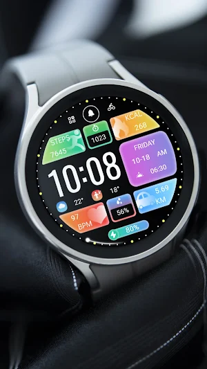 Colorful Widget Colorful Faces Screenshot 0