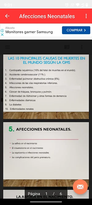 10 principales causasde muerte Screenshot 0