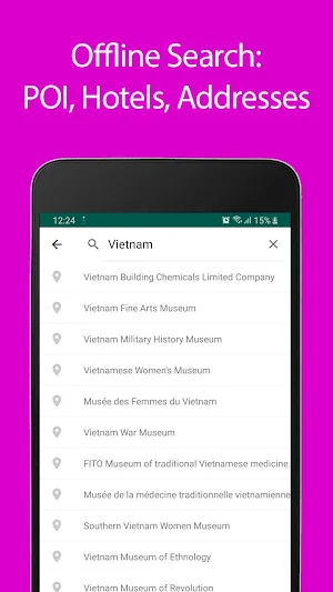 Vietnam Offline Map and Travel Guide Screenshot 2