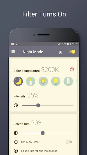 Bluelight Filter Pro - Night Mode Screenshot 1