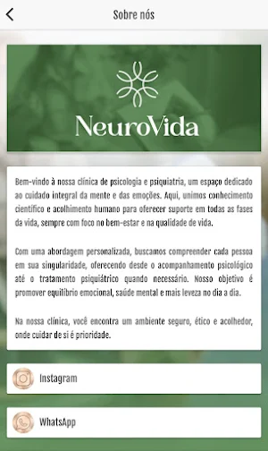 NEUROVIDA PSICOLOGIA Screenshot 1