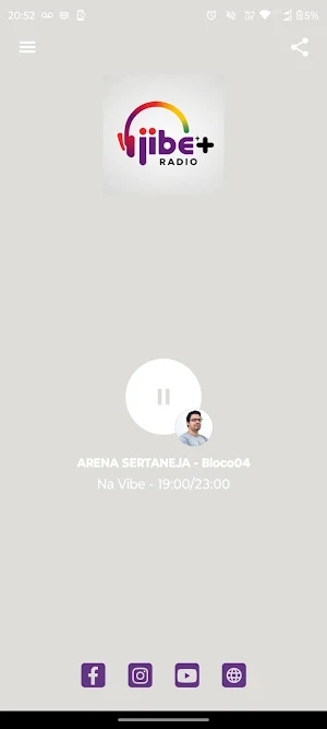 Vibe + Web Rádio Screenshot 0