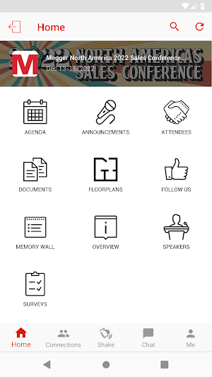 Megger Events Screenshot 2