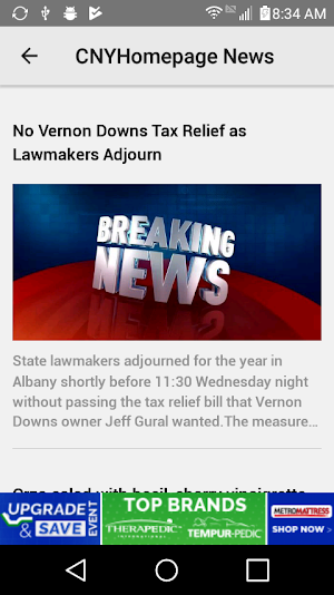 Eyewitness News | WUTR | WFXV Screenshot 0