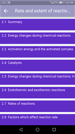 Grade 12 Physical Sciences Screenshot 0