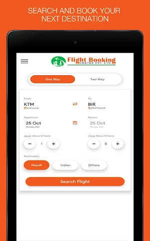 Flight Booking Nepal Screenshot 3