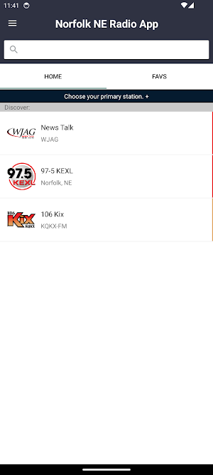 Norfolk NE Radio App Screenshot 1