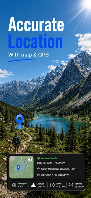 Timestamp Camera - Time & GPS+ Screenshot 1