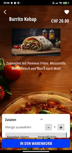 Mega Pizza Kebap Kurier Screenshot 2