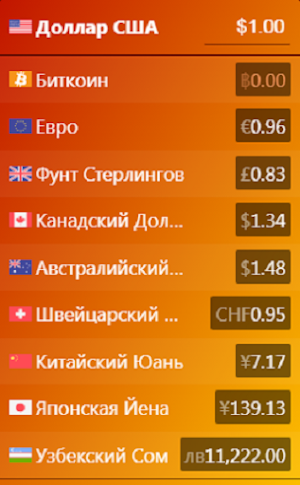 Dollar kursi Screenshot 2