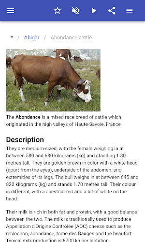 Cattle breeds Screenshot 2