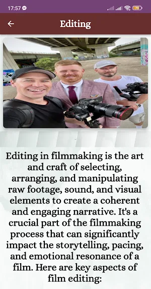 filmmaking techniques Screenshot 0
