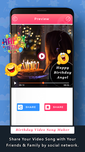 My Name Birthday Song With Pho Screenshot 3