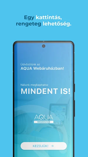 AQUA Webáruház Screenshot 2