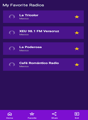 Live Radio Mexico Screenshot 1