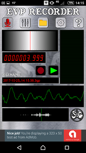 EVP Recorder - Spotted: Ghosts Screenshot 2