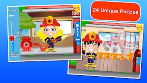 Fireman Kids Puzzles Screenshot 3
