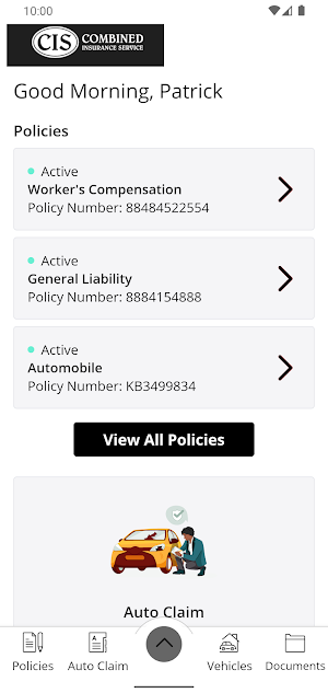 Combined Insurance Service Screenshot 1