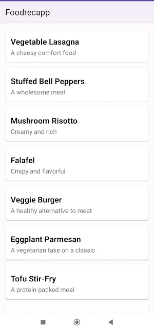 foodrecapp Screenshot 1