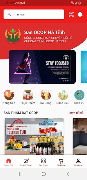 OCOP HÀ TĨNH: Sàn Blockchain Screenshot 2