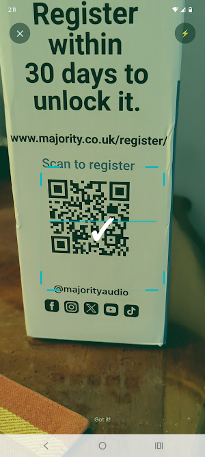 QR and Barcode Scanner Screenshot 1