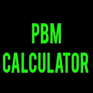 PBM Calculator Screenshot 0