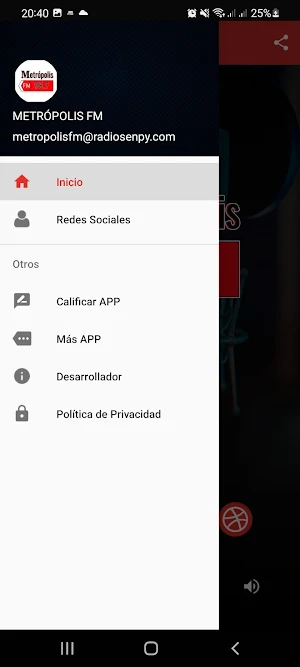 Radio Metrópolis 98.7 FM Screenshot 2
