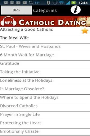 Catholic Dating Advice Audio Collection Screenshot 1