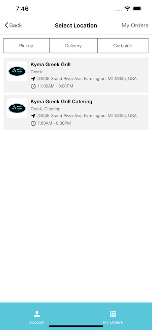 Kyma Greek Grill Screenshot 2